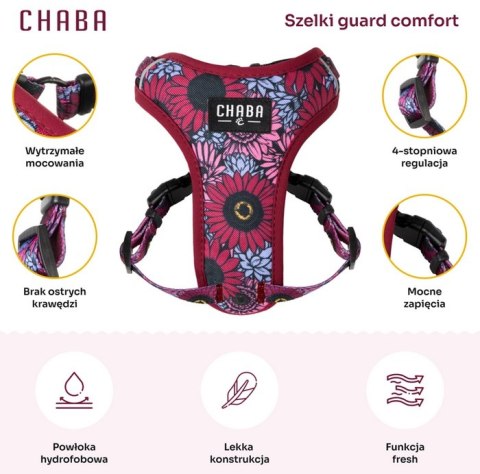 Chaba CHABA Szelki Guard Comfort Story III bezuciskowe M 1,6cm Lakota