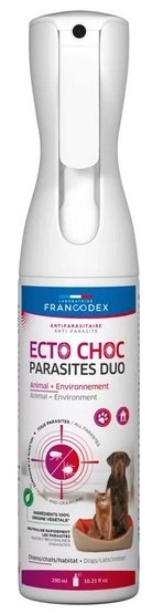 Francodex Francodex Ecto Choc Parasites Duo Mgiełka przeciwpasożytnicza dla psów i kotów 290ml