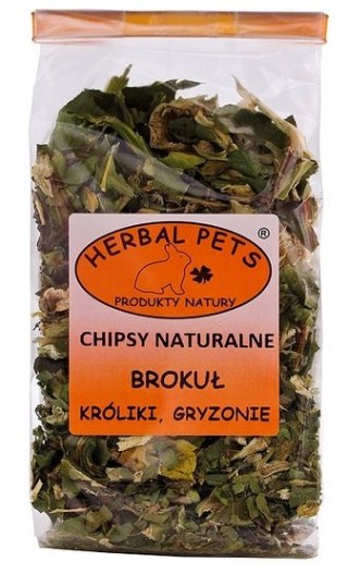 Herbal Pets Herbal Pets Chipsy naturalne - brokuł 50g