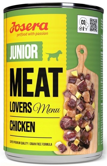 Josera Josera Meat Lovers Menu Junior Kurczak puszka 400g