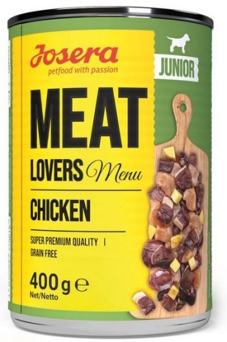 Josera Josera Meat Lovers Menu Junior Kurczak puszka 400g