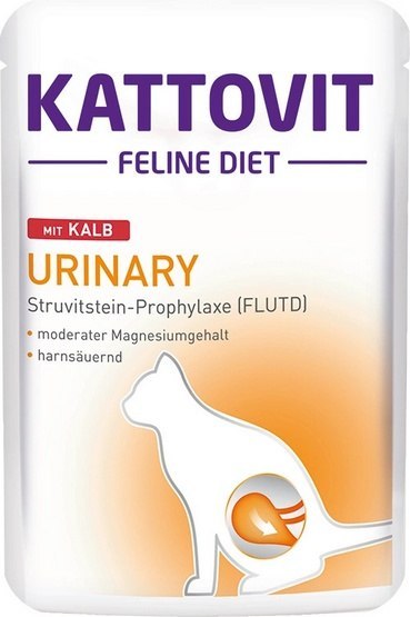Kattovit Kattovit Feline Diet Urinary cielęcina saszetka 85g Kattovit Kattovit Feline Diet Urinary cielęcina saszetka 85g