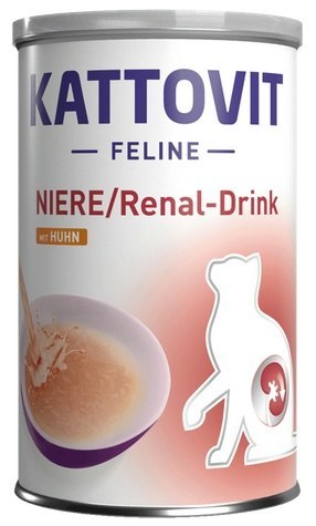 Kattovit Kattovit Feline Drink Niere/Renal kurczak napój 135ml