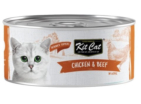 Kit Cat Kit Cat Chicken & Beef puszka 80g