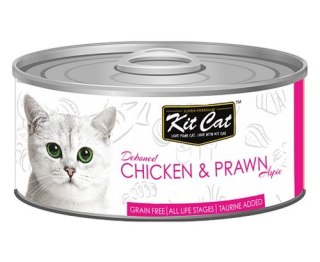 Kit Cat Kit Cat Chicken & Prawn puszka 80g