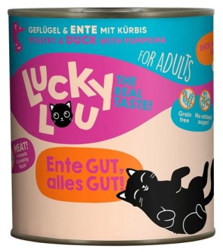 Lucky Lou Lucky Lou Lifestage Adult Drób i kaczka puszka 800g