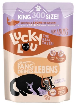 Lucky Lou Lucky Lou Lifestage Adult Drób i łosoś saszetka 300g