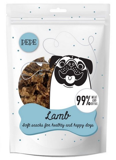 Paka Zwierzaka Paka Zwierzaka PEPE Mini Chunkies Lamb (jagnięcina) 70g