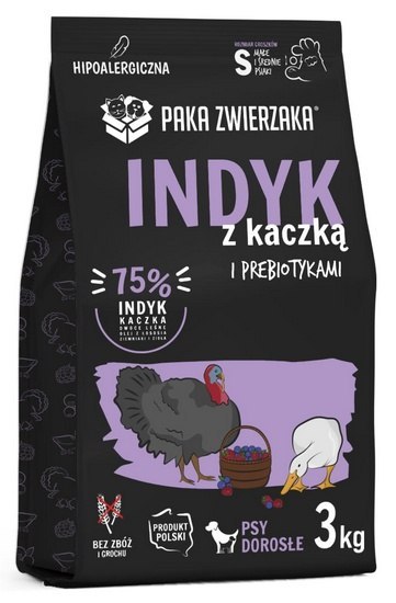 Paka Zwierzaka Paka Zwierzaka Seventh Heaven Indyk z kaczką Mini 3kg