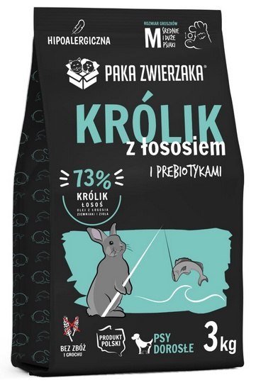 Paka Zwierzaka Paka Zwierzaka Seventh Heaven Królik łososiem M 3kg