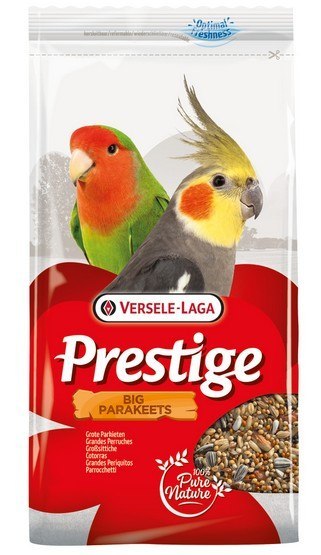 Versele-Laga Versele-Laga Prestige Big Parakeets średnia papuga (nimfa, nierozłączka) 1,2kg (1+0,2kg gratis)