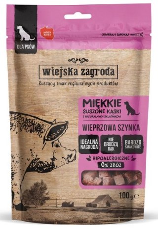 Wiejska Zagroda Wiejska Zagroda Przysmak Kąski - wieprzowa szynka 100g