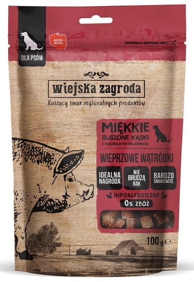 Wiejska Zagroda Wiejska Zagroda Przysmak Kąski - wieprzowe wątóbki 100g