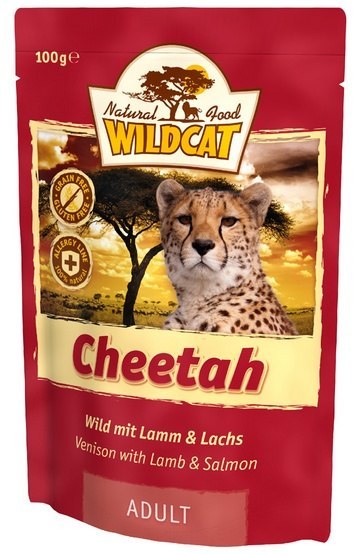 Wildcat Wildcat Cheetah - dziczyzna, jagnięcina i łosoś saszetka 100g