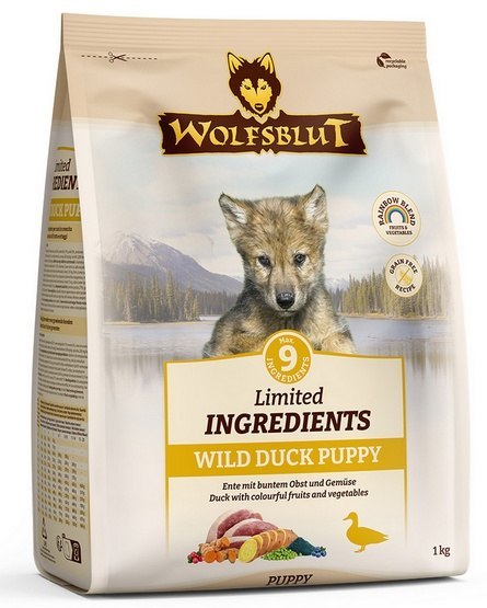 Wolfsblut Wolfsblut Dog Limited Ingredients Wild Duck Puppy kaczka i bataty 1kg