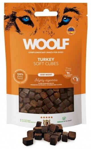 Woolf Woolf Soft Cubes Monoprotein Turkey 100g