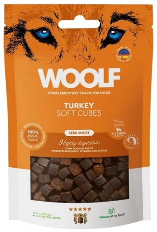 Woolf Woolf Soft Cubes Monoprotein Turkey 100g