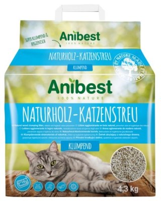 Anibest Anibest Żwirek drewniany dla kota 10L / 4,3kg [1+1]