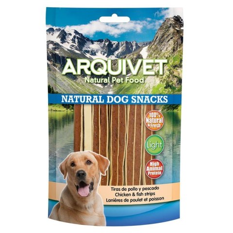 Arquivet ARQUIVET Paski z kurczaka i ryby 100 g