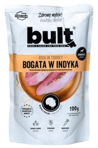 Bult Bult Mielonka bogata w indyka saszetka 100g