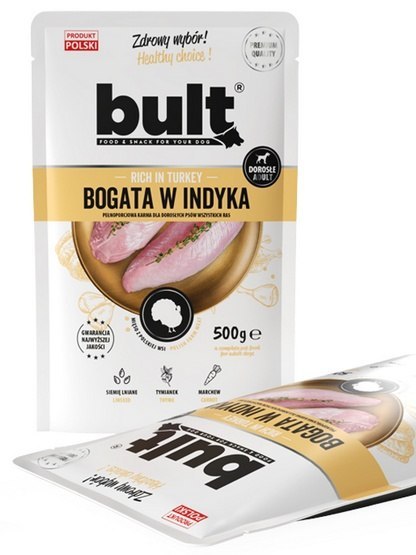 Bult Bult Mielonka bogata w indyka saszetka 500g