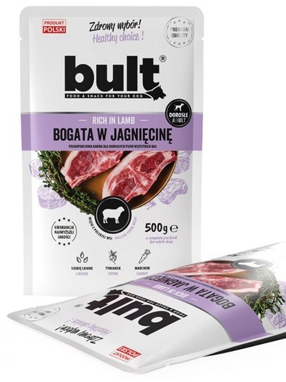 Bult Bult Mielonka bogata w jagnięcinę saszetka 500g