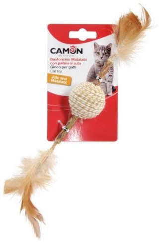 Camon Camon Cat Toy Matatabi Kij z piłką jutową