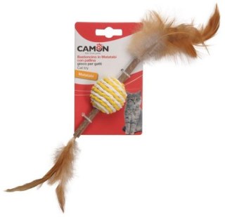 Camon Camon Cat Toy Matatabi z kulą i piórkami