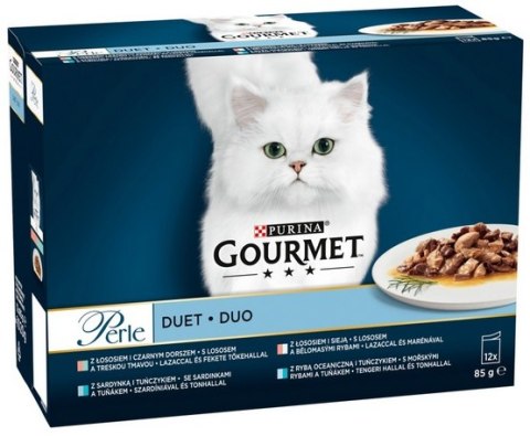 Gourmet Gourmet Perle Duet Rybny saszetki 12x85g