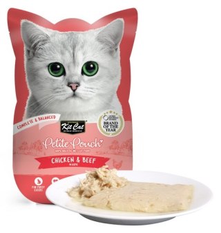 Kit Cat Kit Cat Petite Pouch Tuna Chicken & Beef saszetka 70g