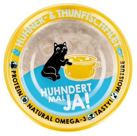 Lucky Lou Extrafood Kurczak i tuńczyk w bulionie puszka 70g Lucky Lou Extrafood Kurczak i tuńczyk w bulionie puszka 70g