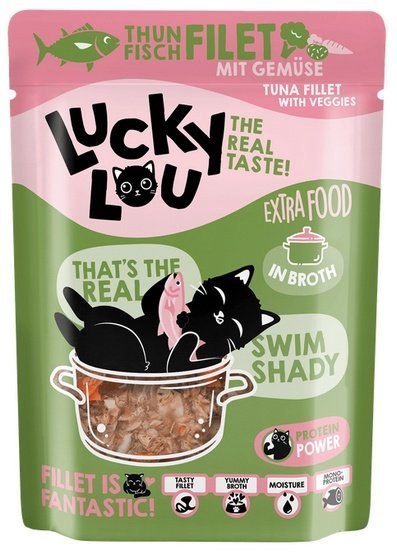 Lucky Lou Extrafood Tuńczyk i warzywa w bulionie saszetka 70g