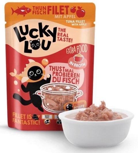 Lucky Lou Lucky Lou Extrafood Tuńczyk i jabłko w bulionie saszetka 70g