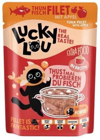 Lucky Lou Lucky Lou Extrafood Tuńczyk i jabłko w bulionie saszetka 70g