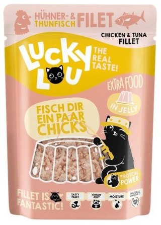 Lucky Lou Lucky Lou Extrafood Tuńczyk i kurczak w galaretce saszetka 70g