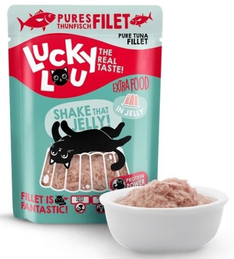 Lucky Lou Lucky Lou Extrafood Tuńczyk w galaretce saszetka 70g Lucky Lou Lucky Lou Extrafood Tuńczyk w galaretce saszetka 70g