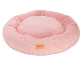 MIMIKO Pets MIMIKO Pets Legowisko Shaggy okrągłe M 45cm różowe