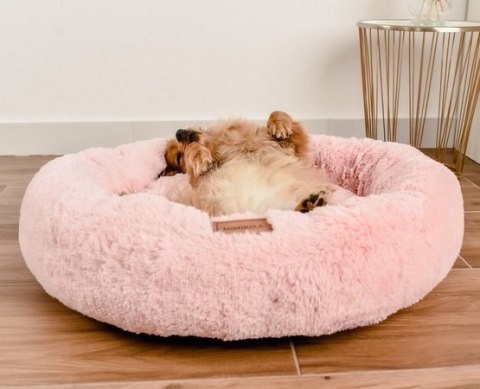 MIMIKO Pets MIMIKO Pets Legowisko Shaggy okrągłe M 45cm różowe MIMIKO Pets MIMIKO Pets Legowisko Shaggy okrągłe M 45cm różowe