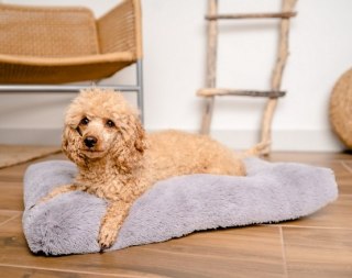 MIMIKO Pets MIMIKO Pets Legowisko Shaggy prostokątne L 65x45cm szare