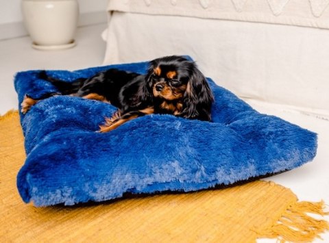 MIMIKO Pets MIMIKO Pets Legowisko Shaggy prostokątne XL 85x65cm chabrowe MIMIKO Pets MIMIKO Pets Legowisko Shaggy prostokątne XL 85x65cm chabrowe