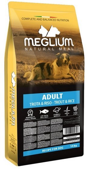 Meglium Meglium Dog Adult Trout & Rice 14kg