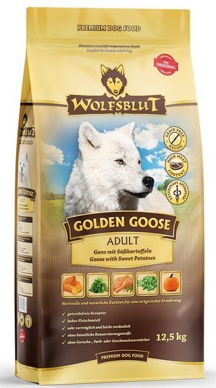 Wolfsblut Wolfsblut Dog Golden Goose Adult - gęś i bataty 12,5kg