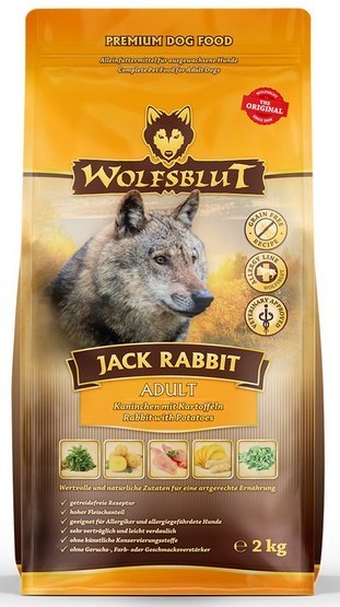 Wolfsblut Wolfsblut Dog Jack Rabbit królik, zając i bataty 2kg