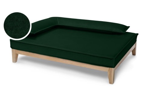 Legowisko ortopedyczne dla psa - Duo Tierra (Beżowy Tierra, M - 80x60 cm) Hectolove