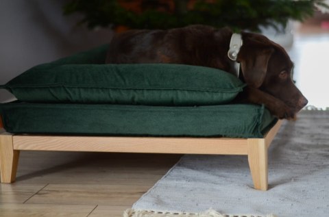 Legowisko ortopedyczne dla psa - Duo Tierra (Popielaty Tierra, XL - 120x90 cm) Hectolove