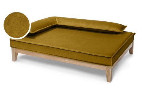 Legowisko ortopedyczne dla psa - Duo Tierra (Popielaty Tierra, M - 80x60 cm) Hectolove