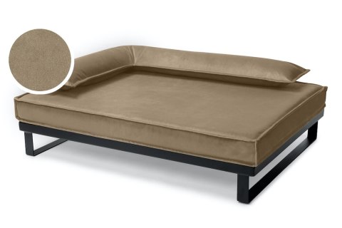 Legowisko ortopedyczne dla psa - Loft Tierra (Beżowy Tierra, M - 80x60 cm) Hectolove