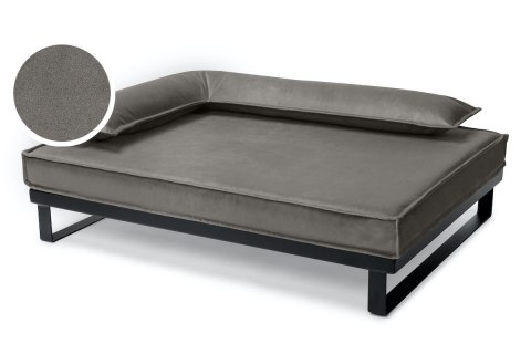 Legowisko ortopedyczne dla psa - Loft Tierra (Granat Tierra, M - 80x60 cm) Hectolove