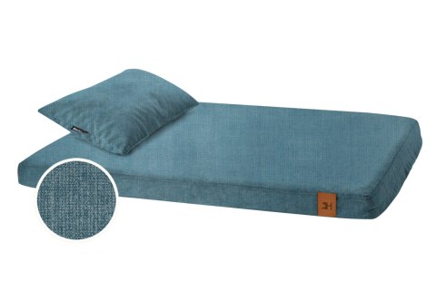 Materac ortopedyczny dla psa - Smart Ross (Popielaty Ross, L - 100x75 cm) Hectolove