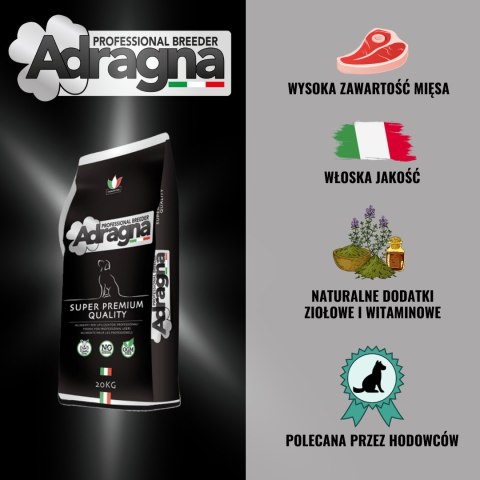 Adragna Adragna Breeder Adult Maxi super premium królik i owoce cytrusowe 20kg Adragna Adragna Breeder Adult Maxi super premium królik i owoce cytrusowe 20kg